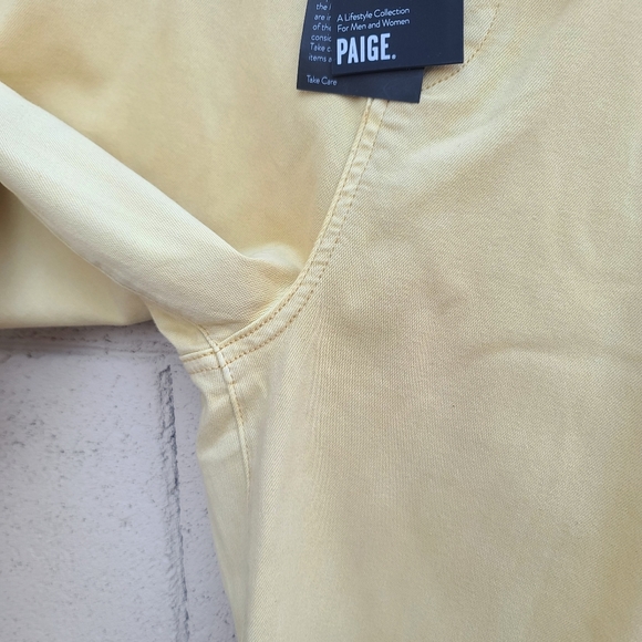 Paige | Carly High-Rise Cropped Wide-Leg Jeans in Vintage Vanilla Sugar Size 31 - Picture 4 of 12